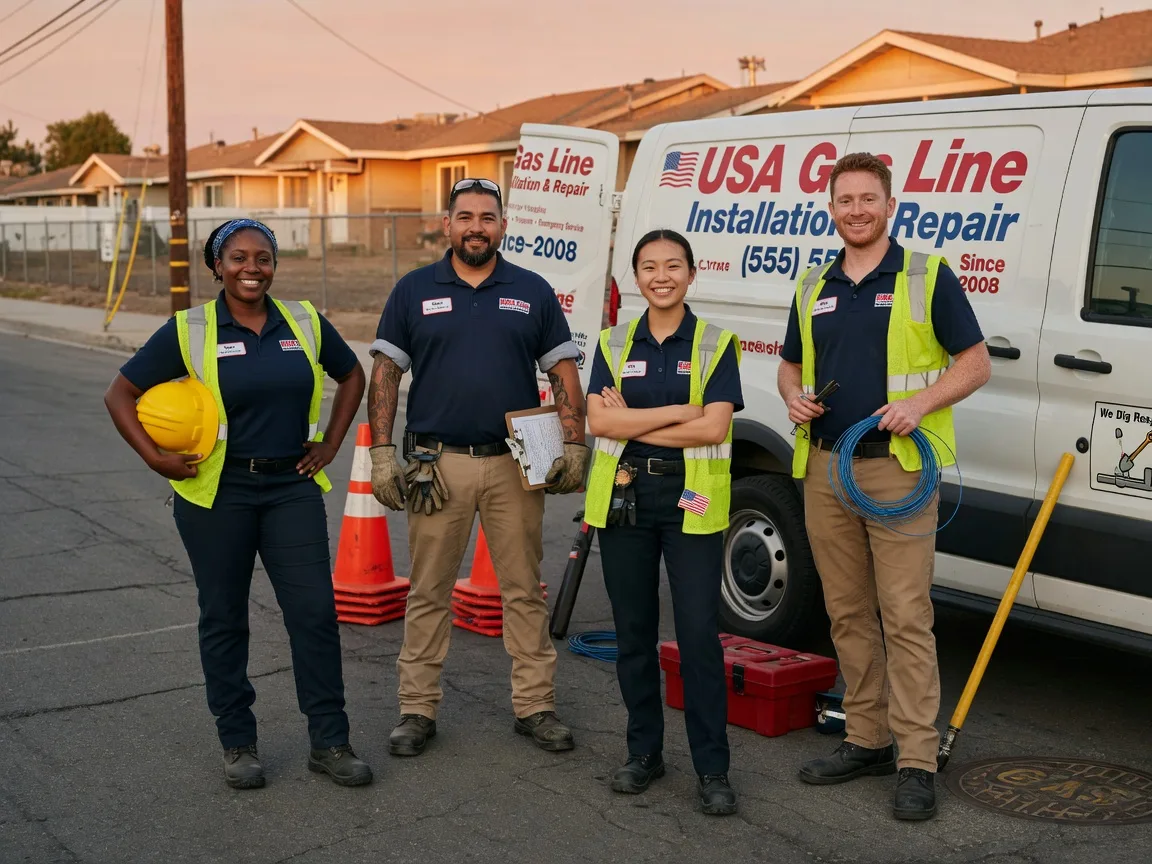 Gas Line Installation company in Eola, IL